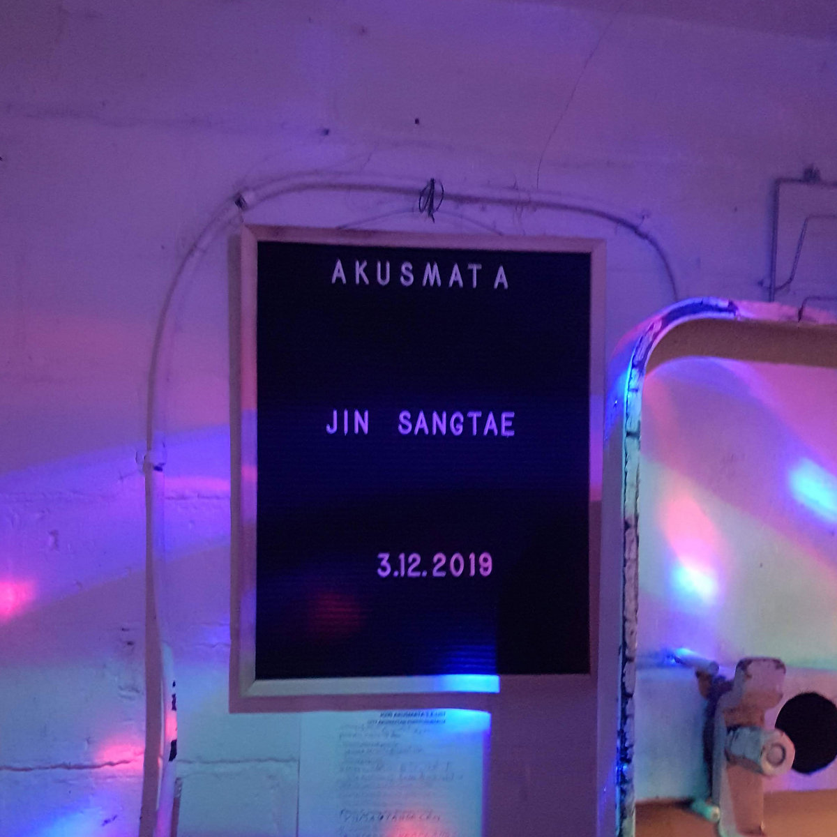 20200204 : Jin Sangtae [Live @Akusmata]
